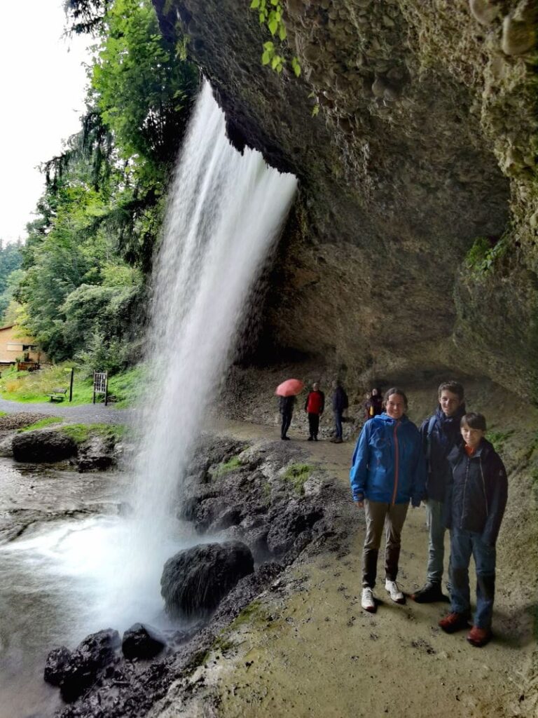 Bayern Sehenswürdigkeiten - die Scheidegger Wasserfälle