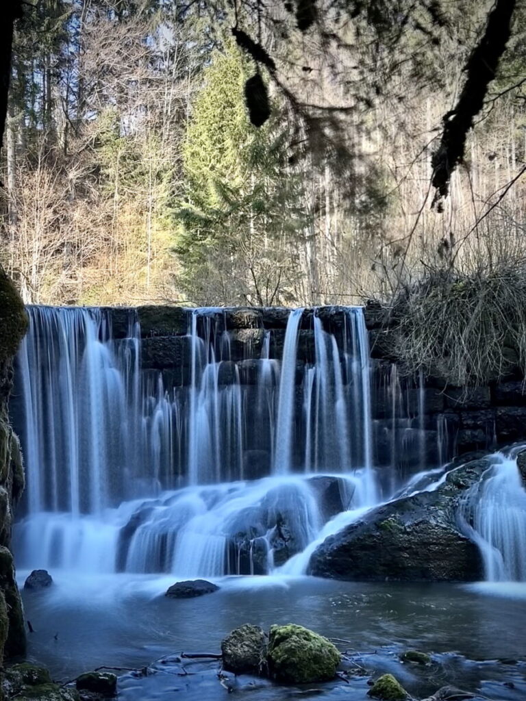 Bayern Sehenswürdigkeiten Geheimtipps - der Geratser Wasserfall