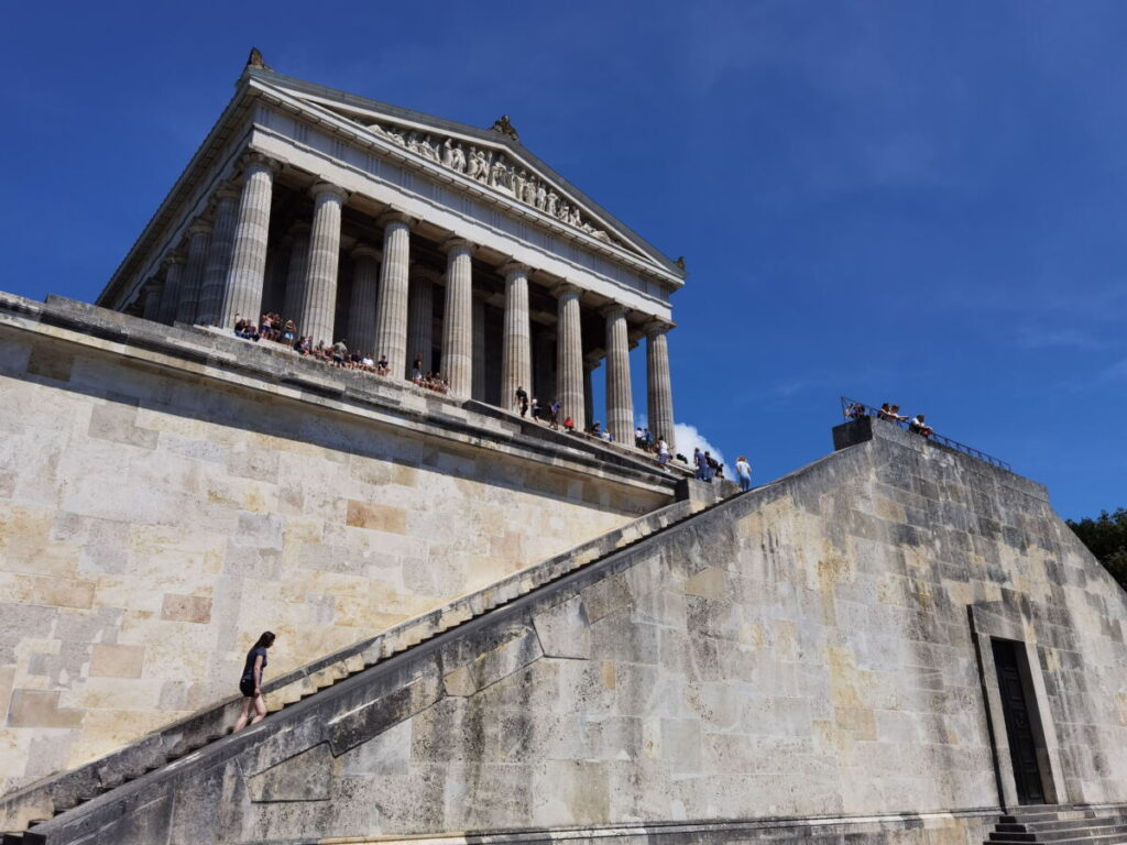 The impressive Valhalla close to Ratisbon